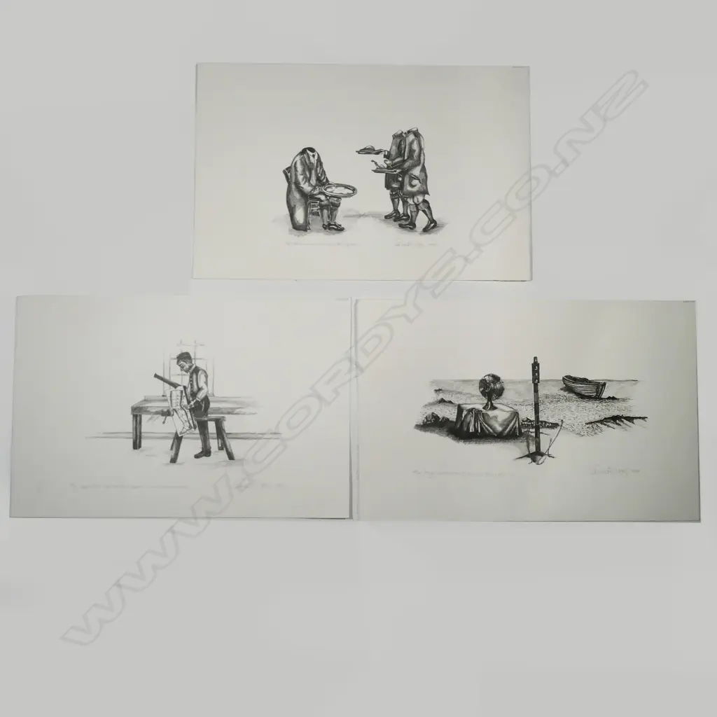 Daniel B. Clasby (b. 1950) three lithographs Image 1++