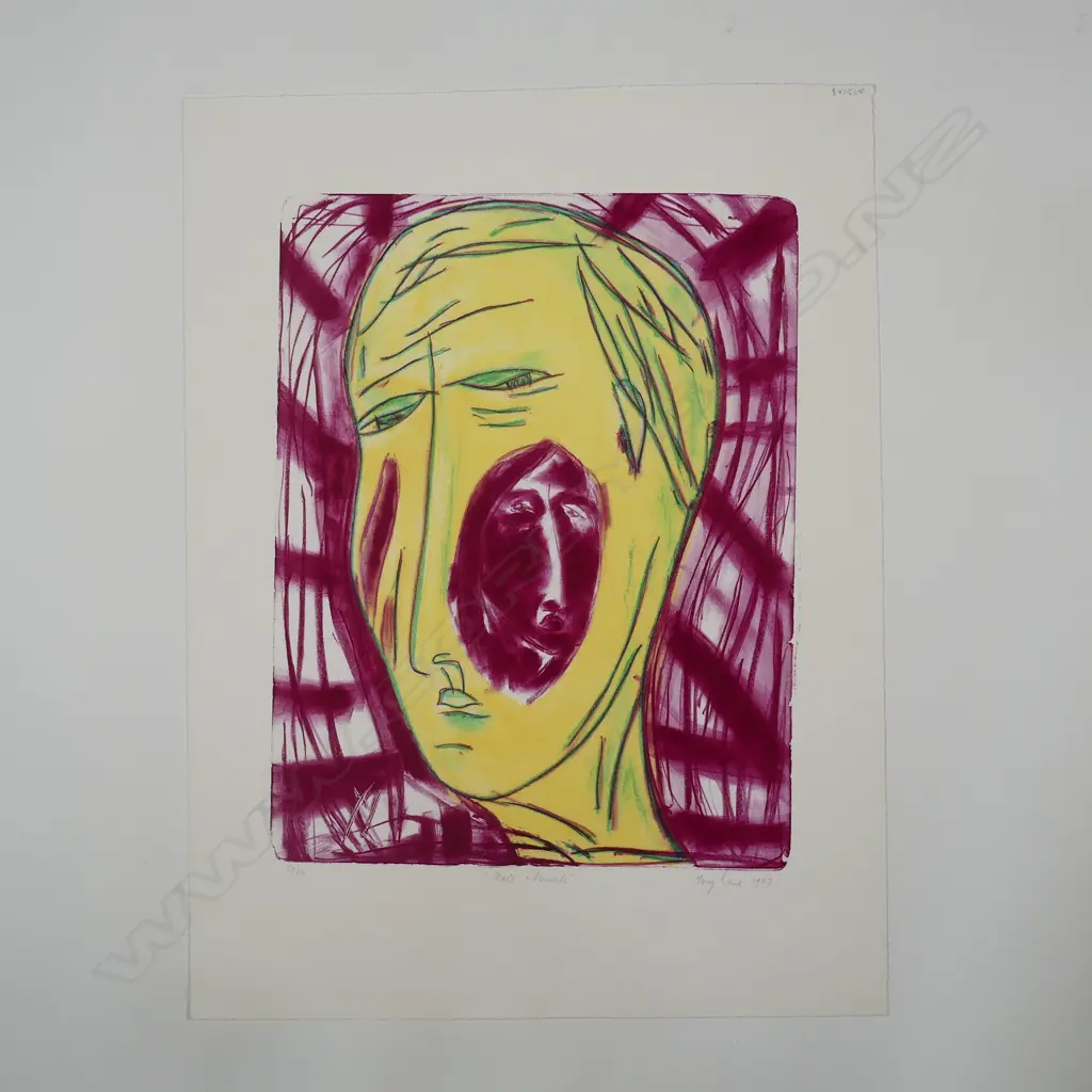 Tony Lane (b. 1949) 'Male + Female' lithograph Image 1++