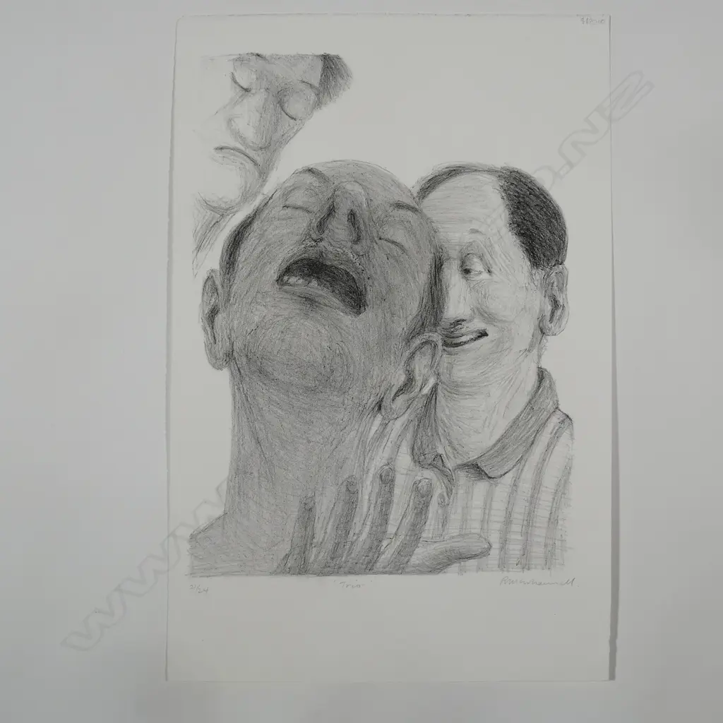 Richard McWhannell 'Trio' lithograph Image 1++