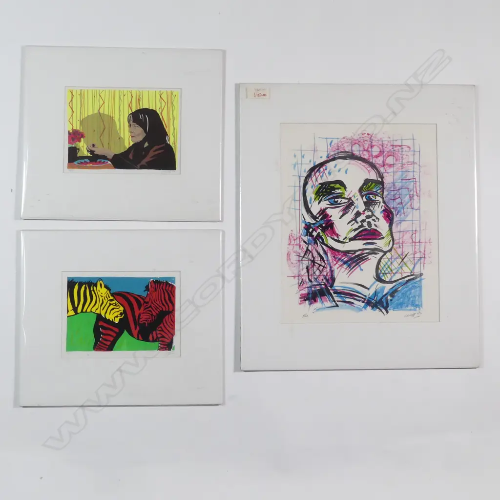 Artist Unknown - Three prints by the same hand Image 1++
