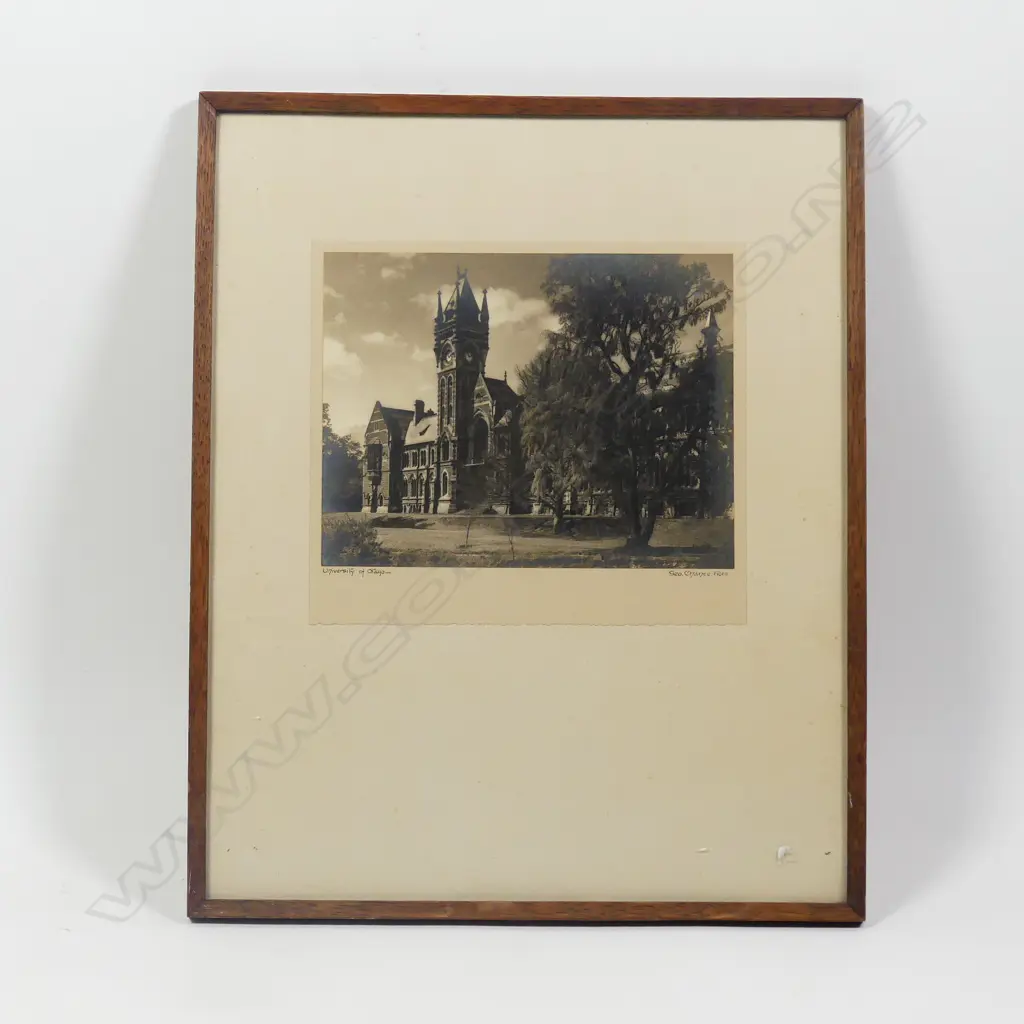 George Chance 'University of Otago' vintage silver gelatin photograph Image 1++