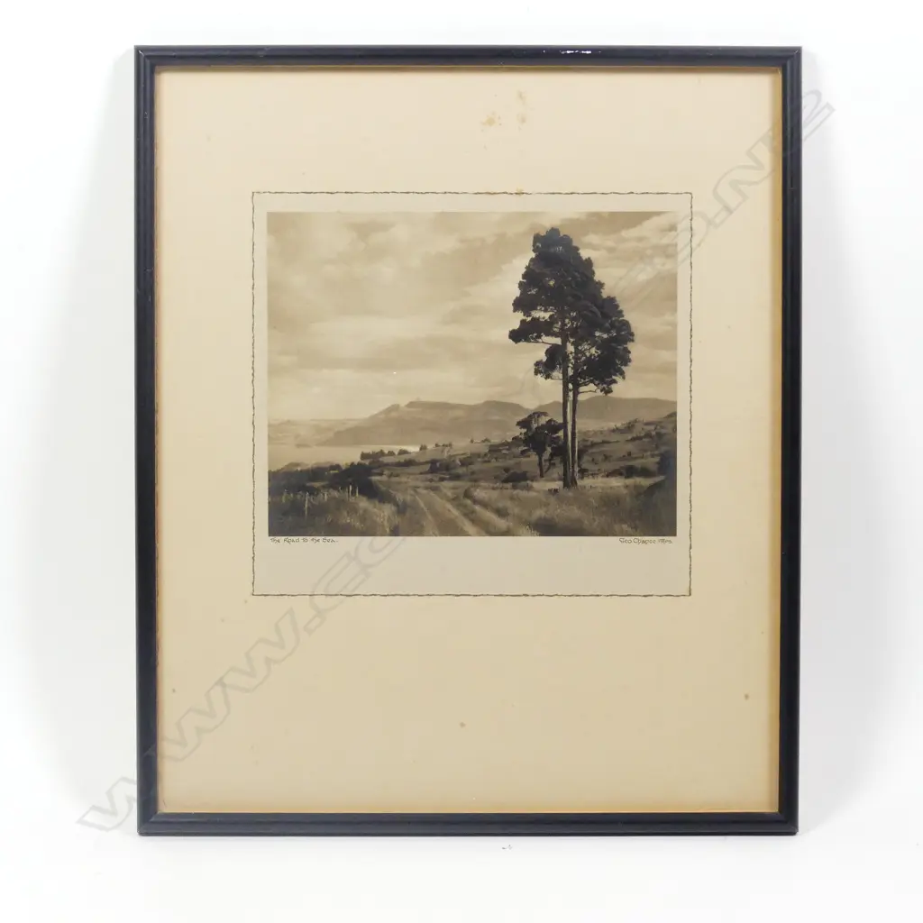 George Chance 'The Road to the Sea' vintage silver gelatin photograph Image 1++