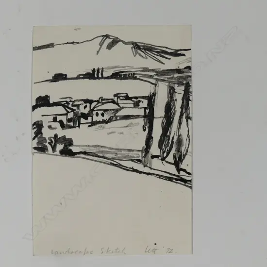 Barry Lett (1940-2017) 'Landscape Sketch'
