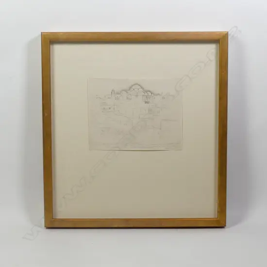 John Weeks (1888-1965) 'Tunis' sketch on paper