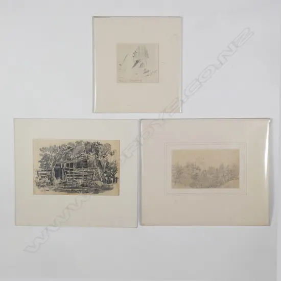 Three sketches - various subjects