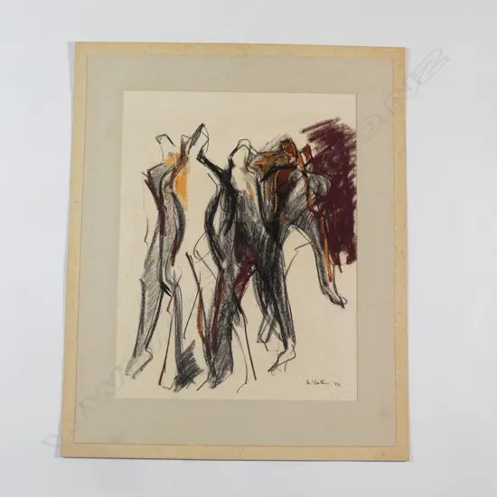 Piera McArthur (b. 1929) 'Walkers (Black / Brown)'