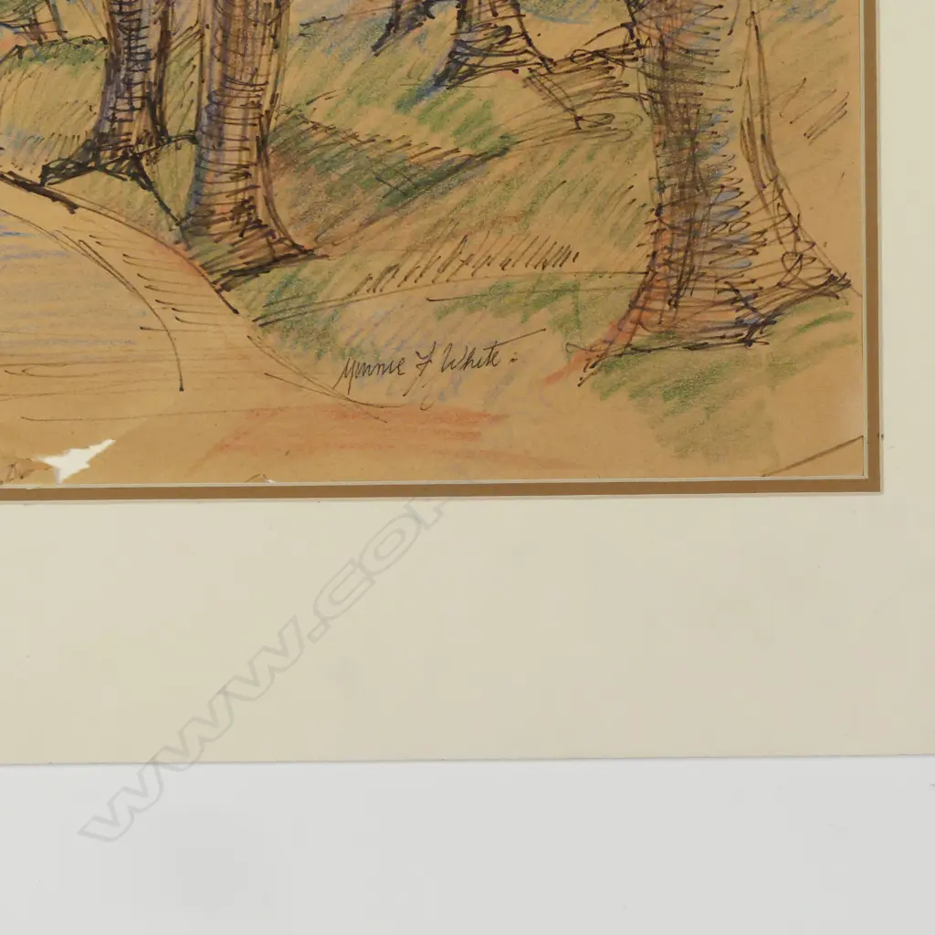 Minnie F. White (1891-1983) Untitled landscape Image 1++