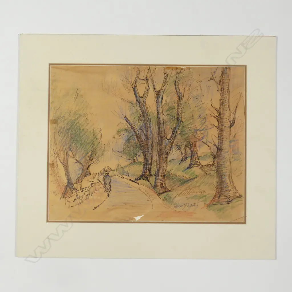 Minnie F. White (1891-1983) Untitled landscape Image 1++