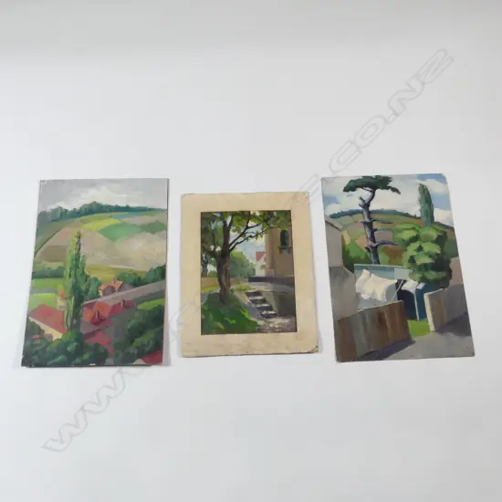 Arthur J. Inglis - Attributed (1904-1995) Three landscape works