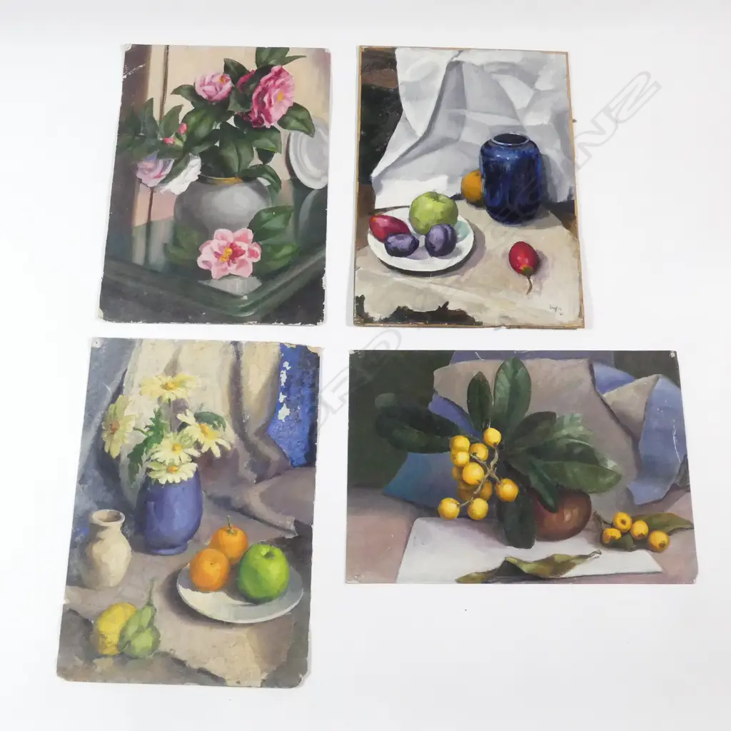 Arthur J. Inglis - Attributed (1904-1995) Three still life works Image 1++