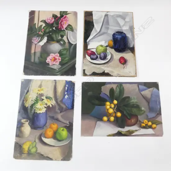 Arthur J. Inglis - Attributed (1904-1995) Three still life works