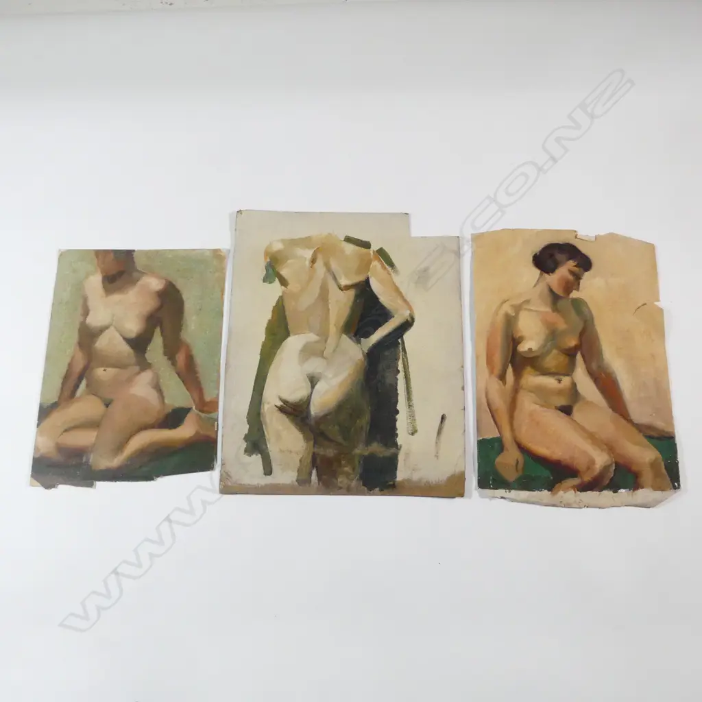 Arthur J. Inglis - Attributed (1904-1995) Three nude studies Image 1++