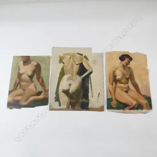 Arthur J. Inglis - Attributed (1904-1995) Three nude studies