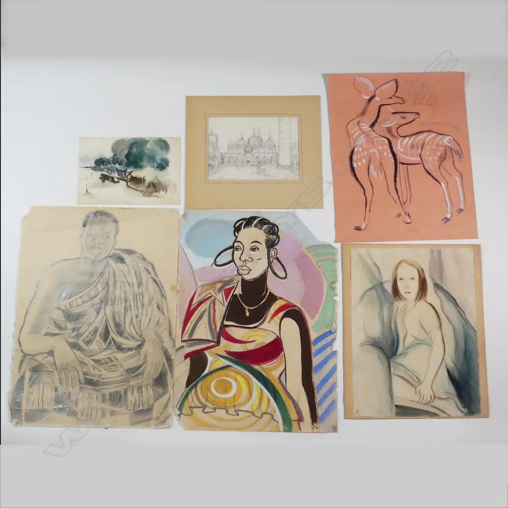 Sina Woolcott (1907-2003) 11 assorted works Image 1++