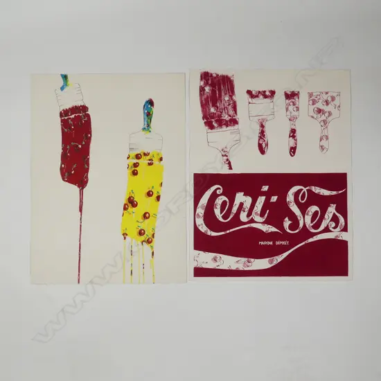 Jacques Halbert (b. 1955) Five works