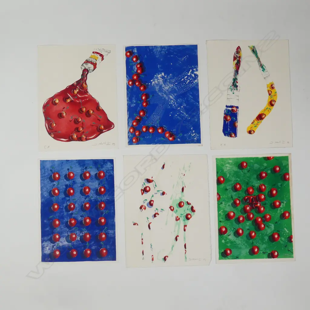 Jacques Halbert (b. 1955) Six lithographs Image 1++