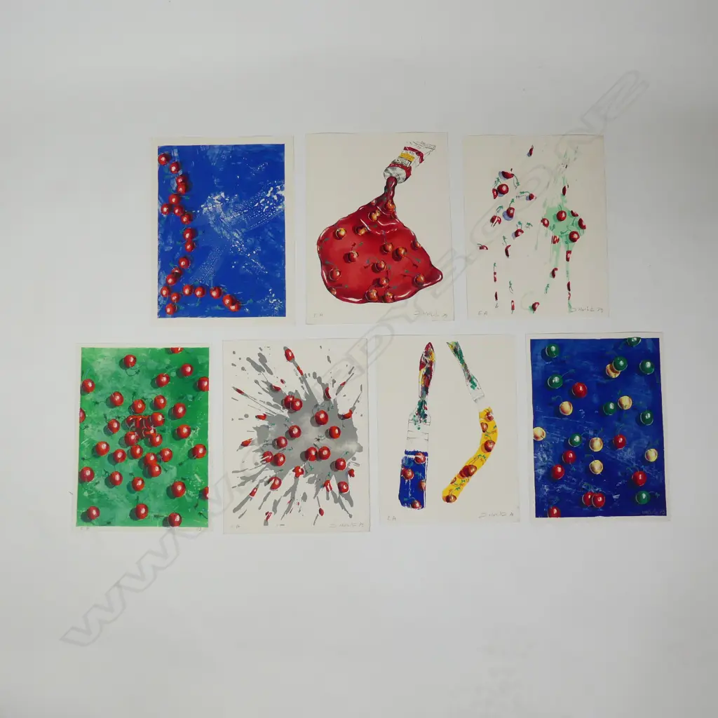 Jacques Halbert (b. 1955) Seven lithographs Image 1++