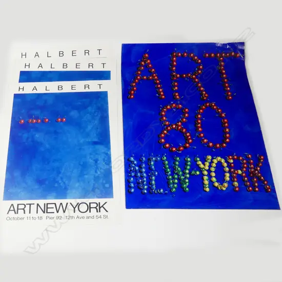 Jacques Halbert (b. 1955) assorted works & posters