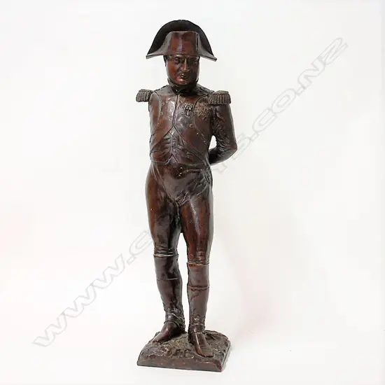 A 19thC French bronze of Napoleon Bonaparte