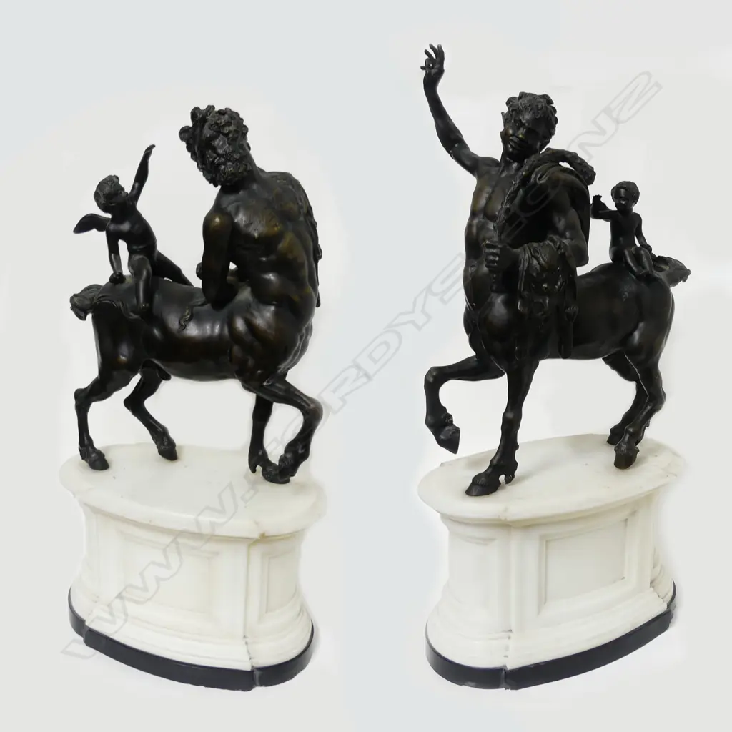 A pair of bronzes modelled after the 'Furietti Centaurs' Image 1++