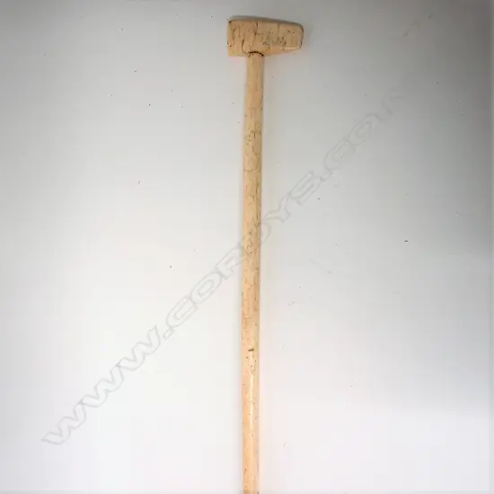 A c.1900 solid whalebone walking stick