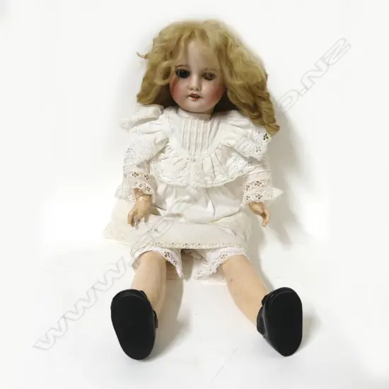 A good French S.F.B.J. bisque porcelain doll