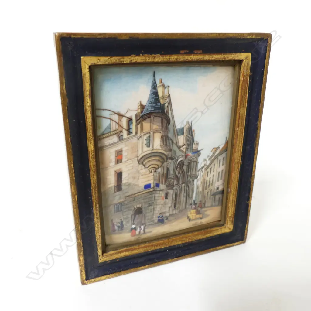 A hand painted miniature on ivory Image 1++