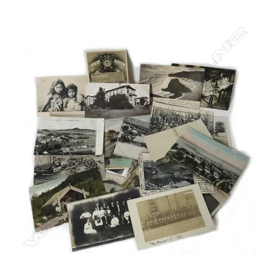 A collection of 31 old N.Z. postcards
