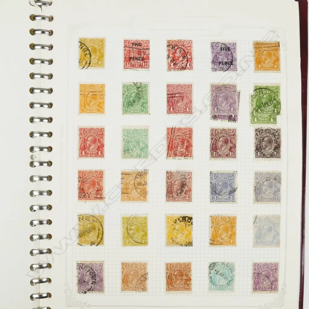 An Australian stamp album Image 1++