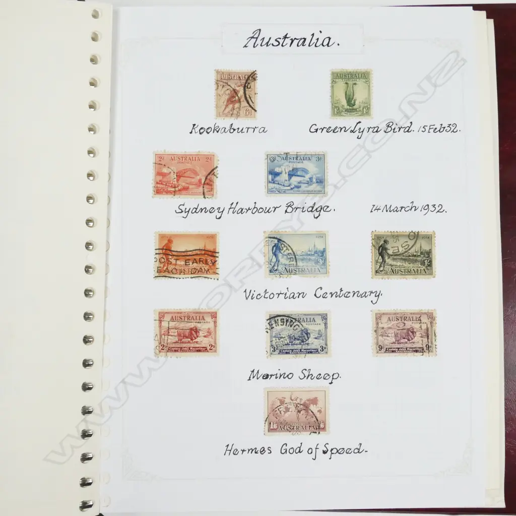 An Australian stamp album Image 1++