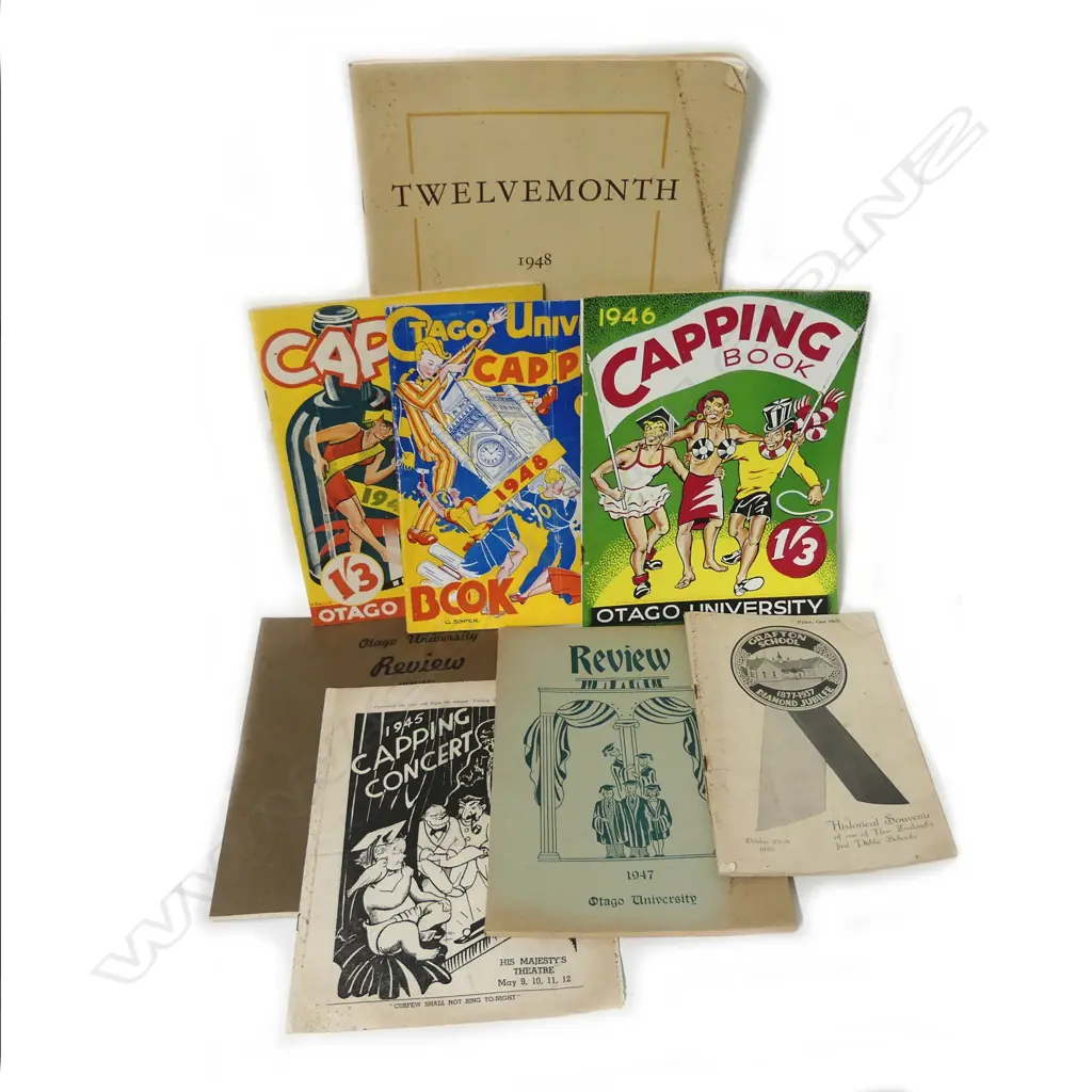 A collection of vintage Otago capping mags Image 1++