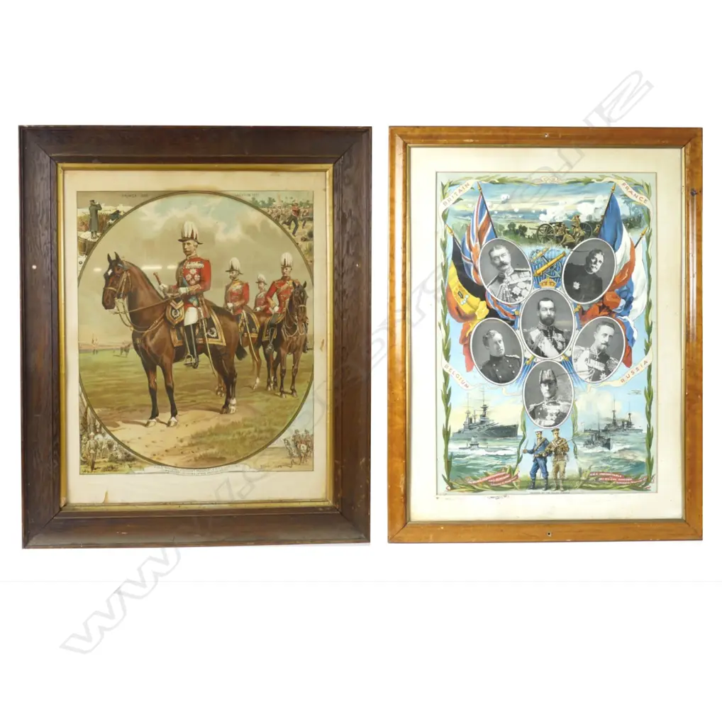 A Victorian military coloured print Image 1++