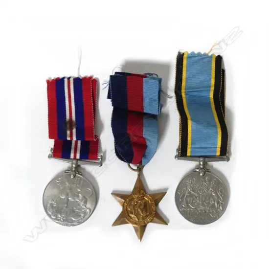 Three WWII medals