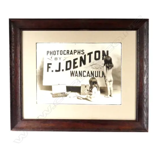 An early 20thC N.Z. 'Photographs by F.J. Denton