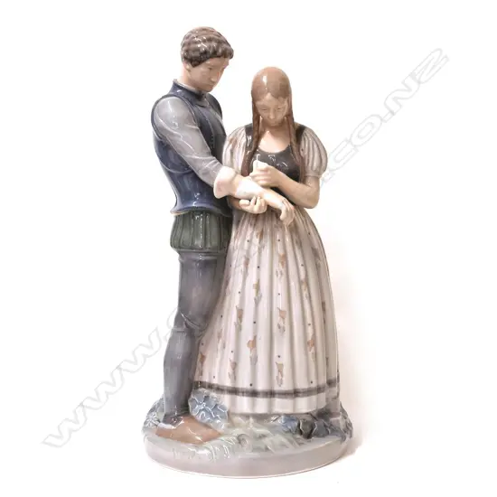 A vintage Royal Copenhagen figure group