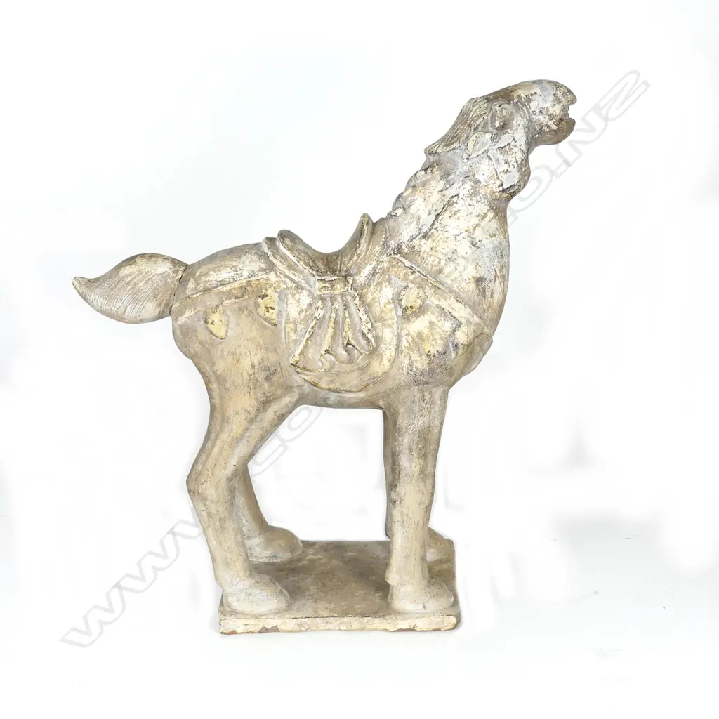 An old Chinese red earthenware Tang style horse Image 1++