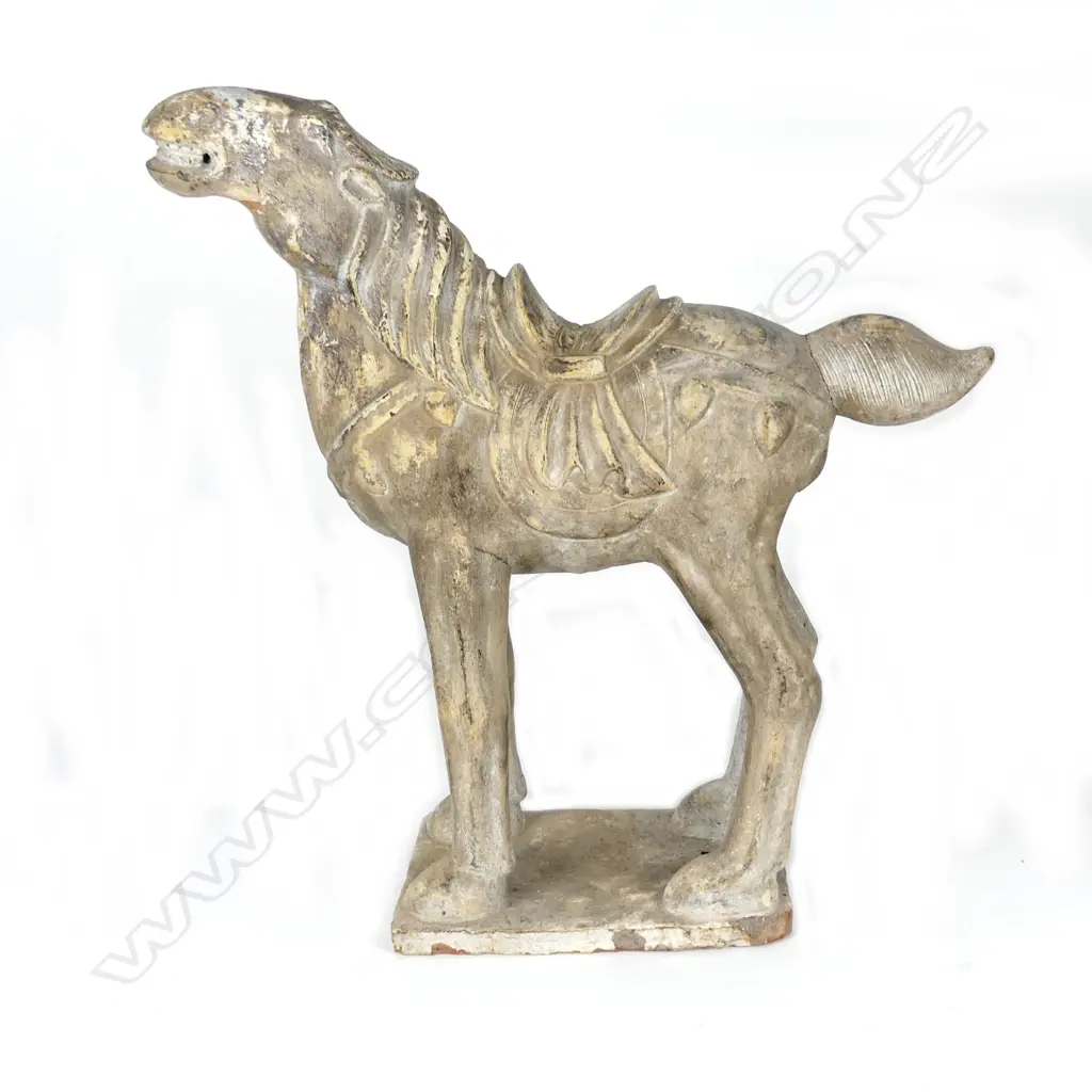 An old Chinese red earthenware Tang style horse Image 1++