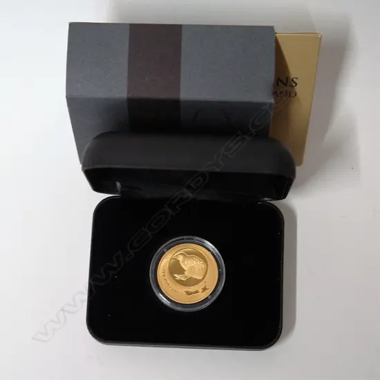 A 2009 N.Z. 'Kiwi Icons' $10 proof gold coin