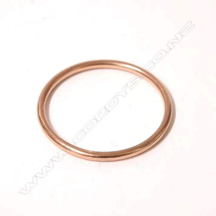 A 9ct. rose gold hoop form bangle Image 1++