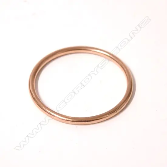 A 9ct. rose gold hoop form bangle