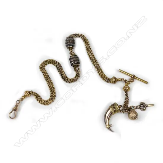 An Edwardian 15ct gold Albertina