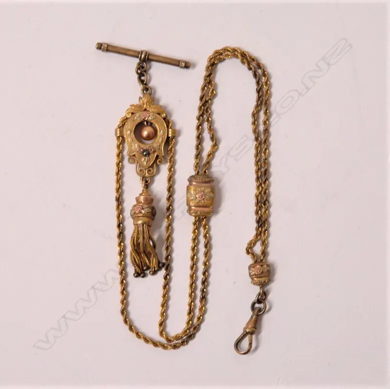 A 19thc lady's gold fancy Albertina Image 1++