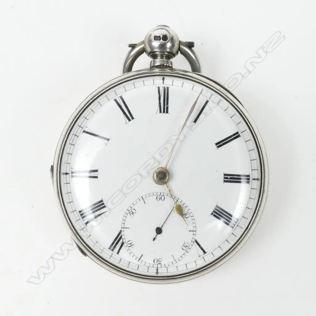 A late Victorian silver pocket watch Image 1++