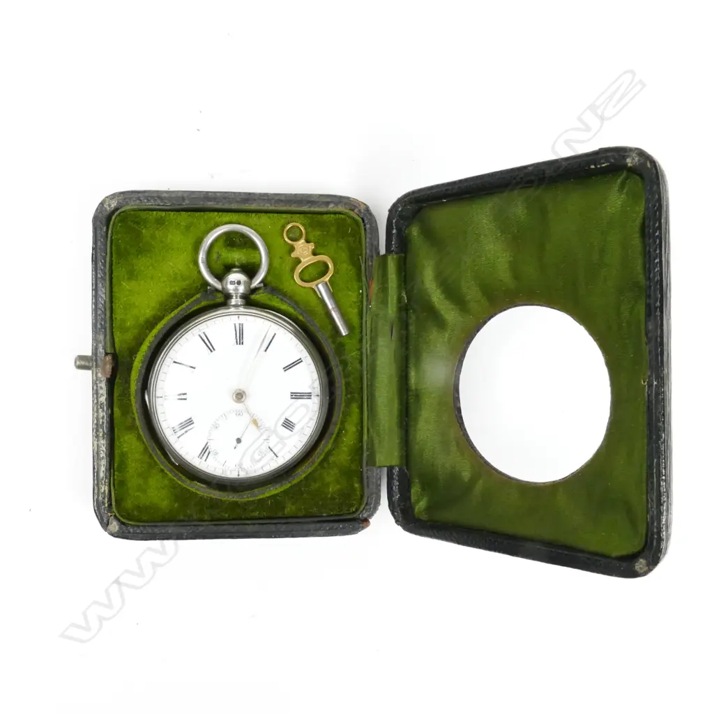 A late Victorian silver pocket watch Image 1++