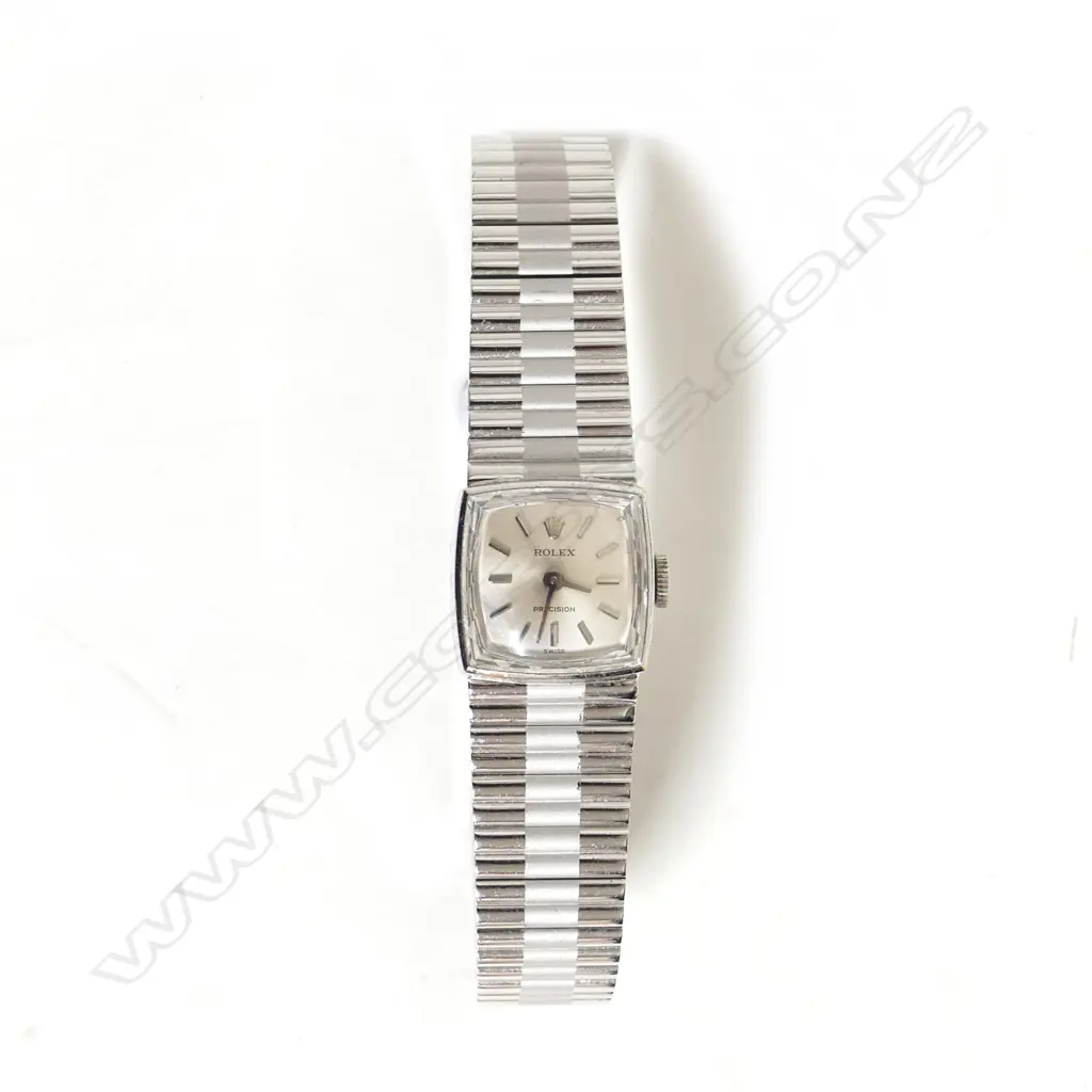 A lady's 18ct white gold Rolex cocktail wristwatch Image 1++