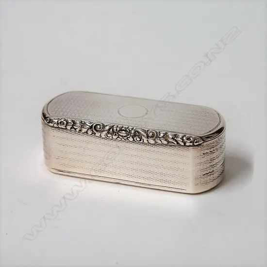 A good William IV silver table snuff