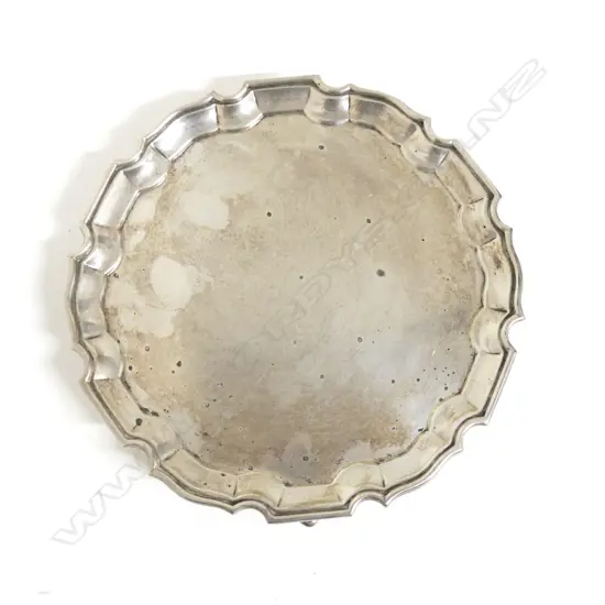 A silver salver