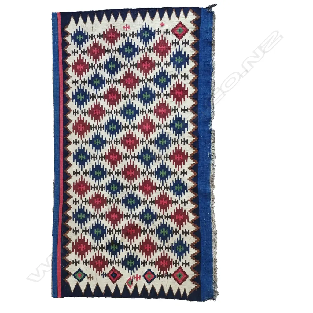 A Shahsavan kilim panel from a mafrash bag Image 1++