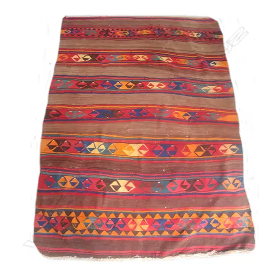 A Turkish Balikesir kilim rug