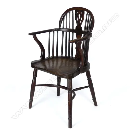 A George III Windsor armchair